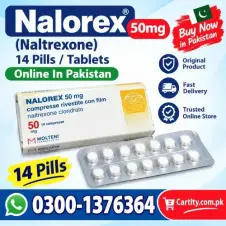 Nalorex 50mg 14 Pills Sale In Pakistan 